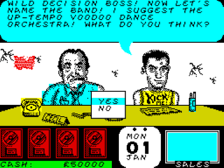 Rock Star Ate My Hamster screenshot 2 for ZX Spectrum